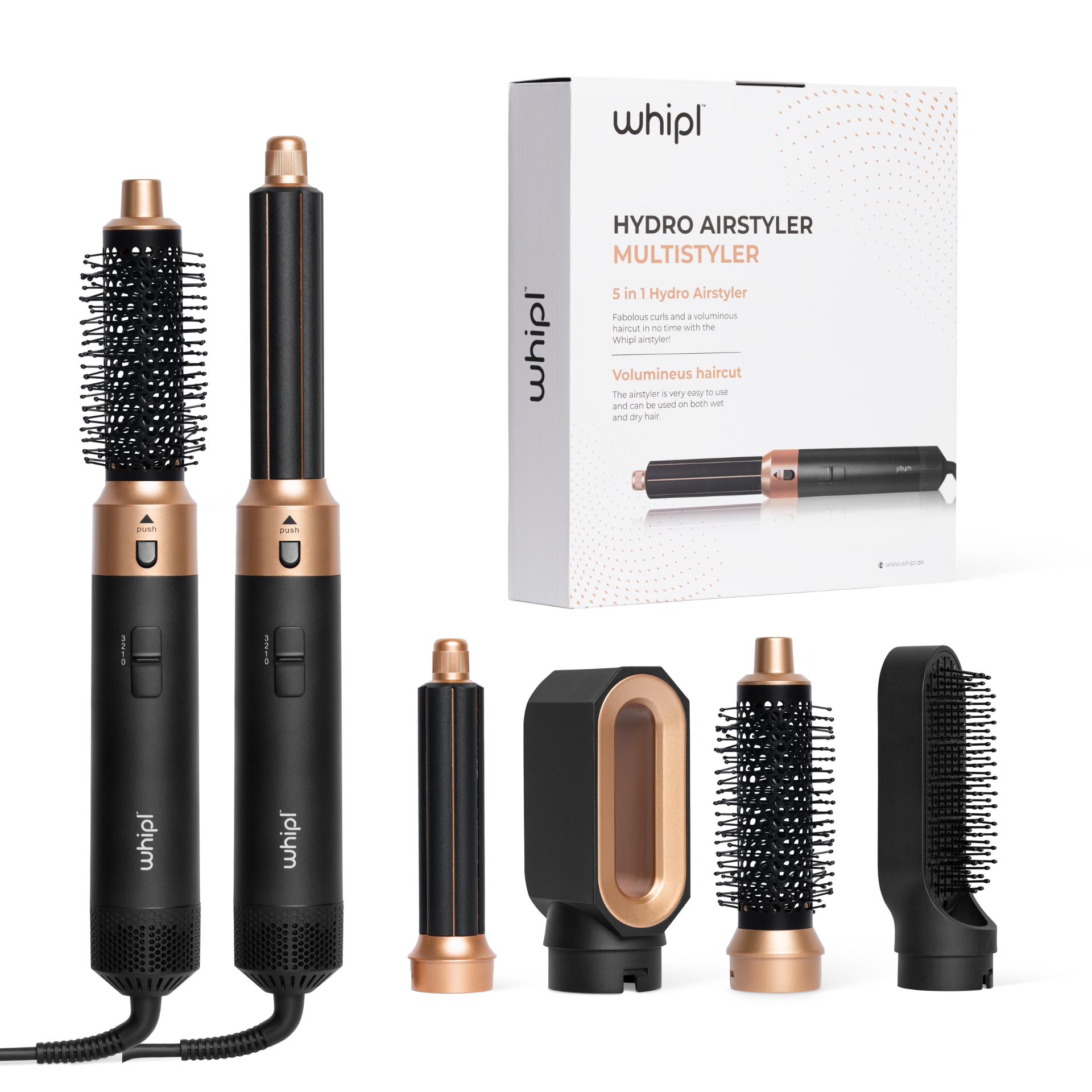 Whipl™ AirStyler Set + Gratis eBook